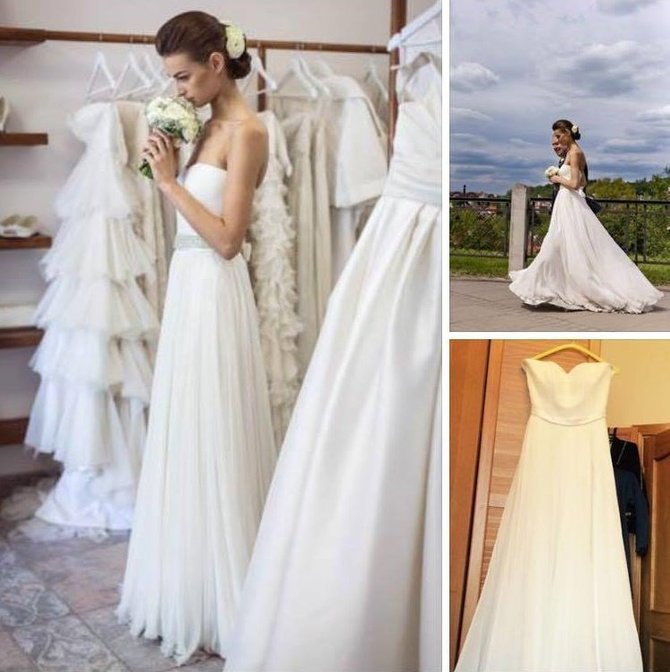 Asmeninė nuotr./Lina Anušauskienė parduoda vestuvinę suknelę