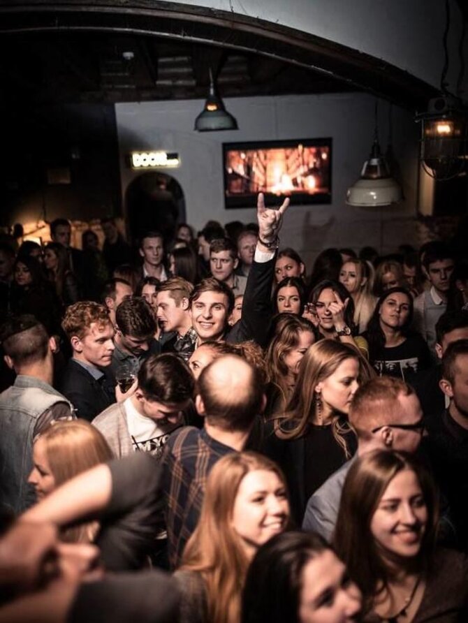 Asmeninė nuotr./Vakarėlio Kauno klube „G-Loft“ akimirka