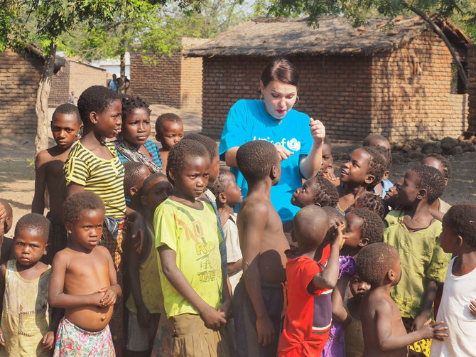 UNICEF nuotr./UNICEF misijos Malavyje akimirka