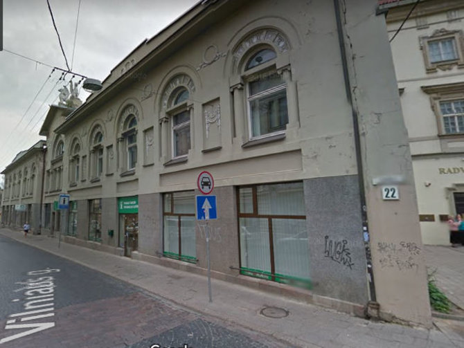 Google maps nuotr. /Pastatas Vilniaus gatvėje, kuriame veikė jaunimo kavinė