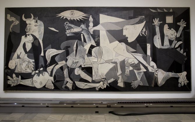 „Scanpix“/AP nuotr./Pablo Picasso paveikslas „Gernika“