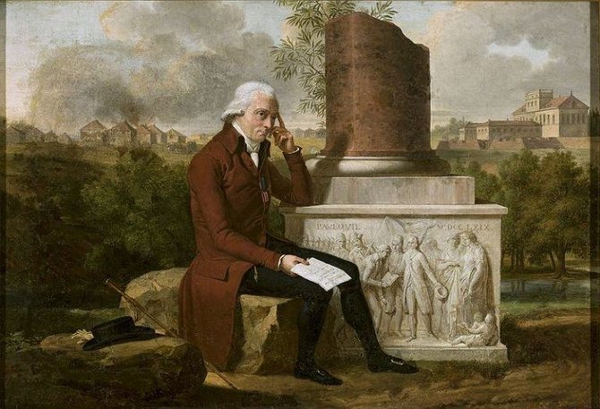 Praeitiespaslaptys.lt iliustracija/Povilas Ksaveras Bžostovskis 1798 m. piešinyje