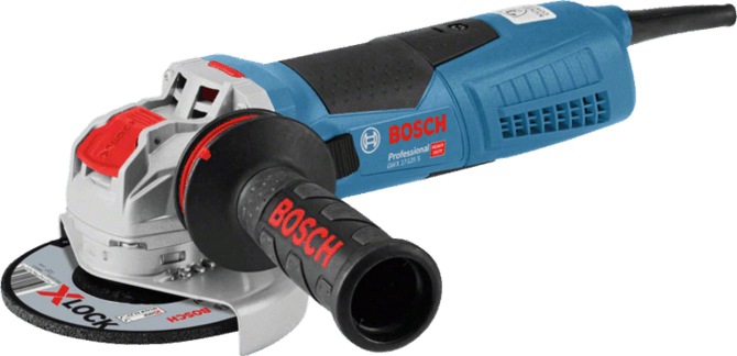 Bosch nuotr./Bosch kampinis šlifuoklis su X-LOCK sistema