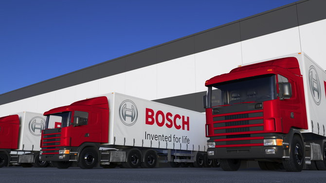 123RF.com nuotr./„Bosch“ sunkvežimis