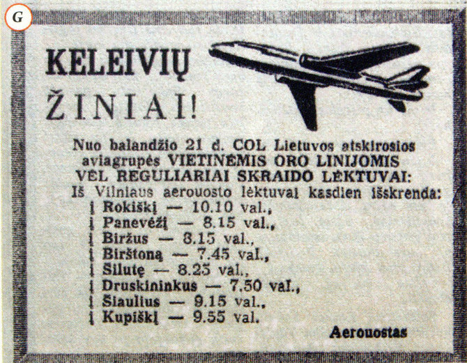 Nuotr. iš Dariaus Pocevičiaus knygos „Istoriniai Vilniaus reliktai 1944-1990“/Skelbimas sovietinėje spaudoje 1964 m.
