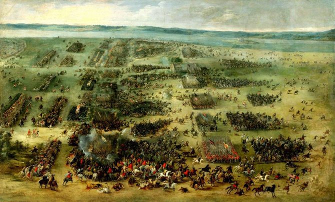 Flamandų tapytojo Pieterio Snayerso paveikslas/Salaspilio mūšis