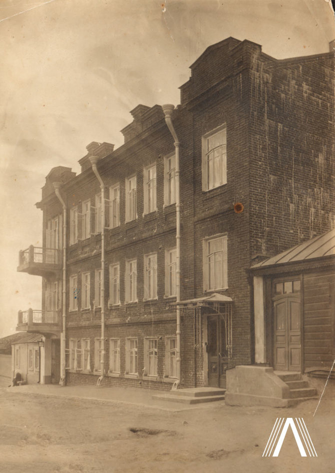 archivesofculture.com nuotr./Bendrabutis, kuriame B.Buivydaitė gyveno mokydamasi Voroneže 1915 m. 
