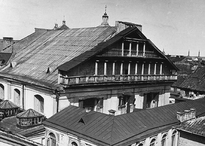 Wikimedia Commons / Public Domain nuotr./Vilniaus didžioji sinagoga, 1914-1918 m. nuotrauka