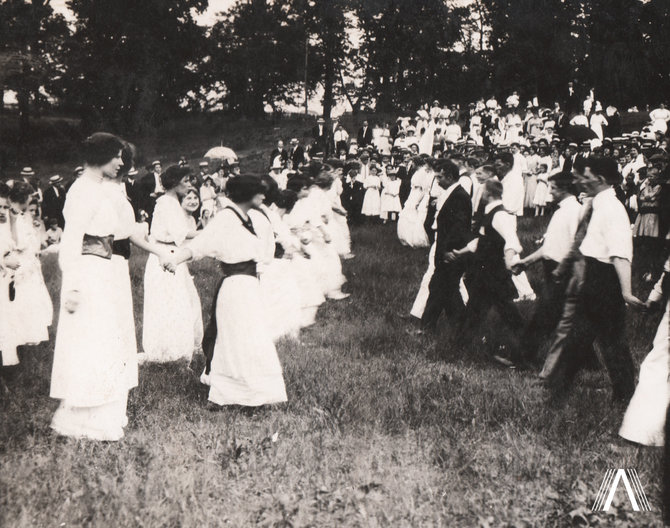 archivesofculture.com nuotr./Amerikos lietuvių šventė. 1914 m.
