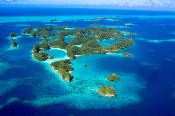 123RF.com nuotr./Palau koraliniai rifai iš paukščio skrydžio
