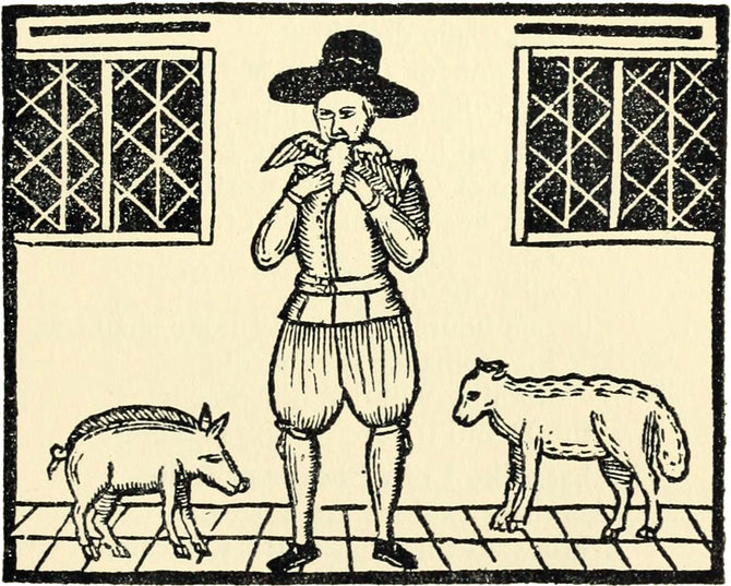 Wikimedia Commons / Public Domain pav./1630 m. raižinys, vaizduojantis žmogų su keistais valgymo įpročiais