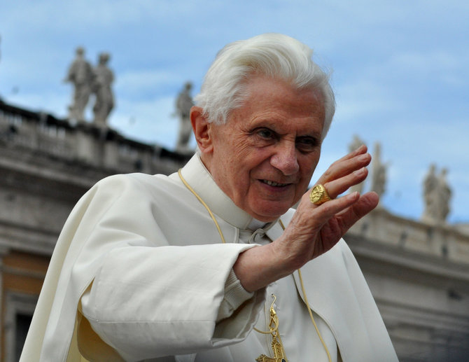 Shutterstock nuotr./Popiežius Benediktas XVI