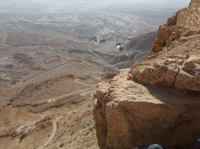 Ugniaus Antanavičiaus nuotr./Vaizdas nuo Masados tvirtovės