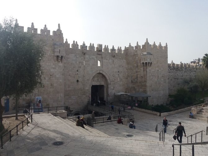 Ugniaus Antanavičiaus nuotr. /Damasko vartai Jeruzalėje