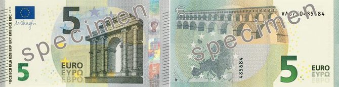 Naujasis 5 eurų banknotas