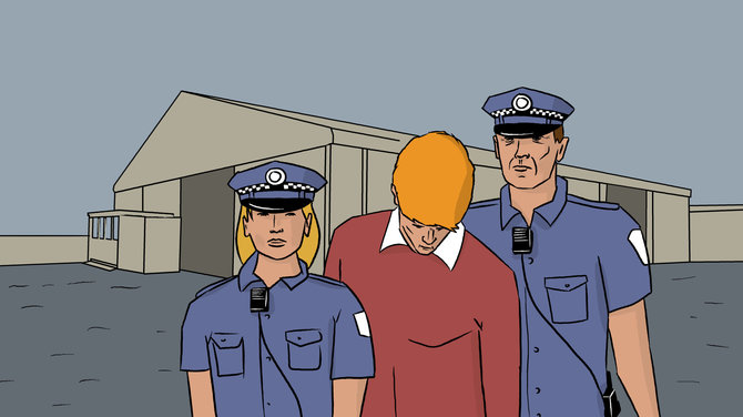 Skirmanto Malinausko iliustracija/2008 metų sausio 23 dieną Atą sulaikė Australijos policija