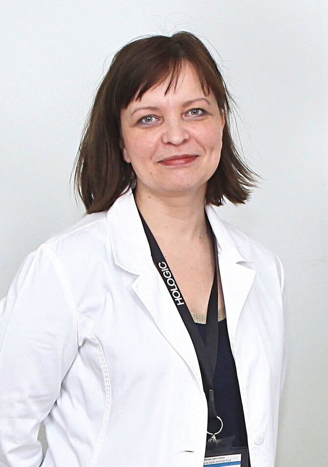 Pranešimo aut. nuotr./Nacionalinio vėžio instituto gydytoja radiologė dr. Rūta Briedienė