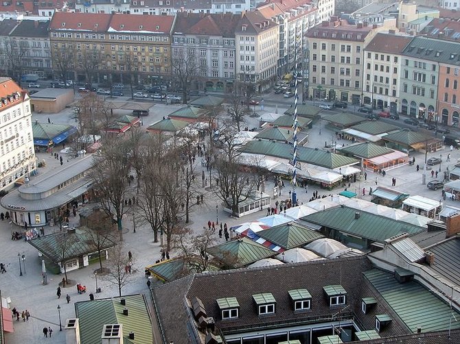 „Wikimedia Commons“ nuotr. (Chris 73)/Viktualienmarkt turgus