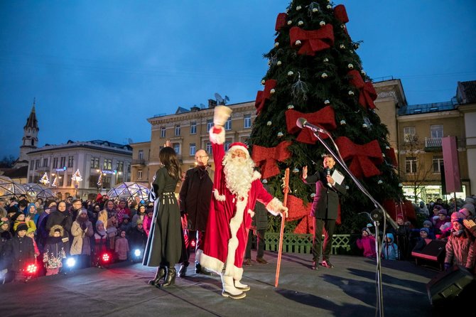 Vilniaus miesto sav. nuotr./Spalvinga Kalėdų mugė Rotušės aikštėje