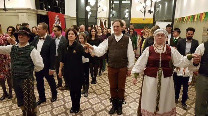 Asmeninio arch. nuotr/Turkijos lietuviai švenčia atkurtos Lietuvos šimtmetį
