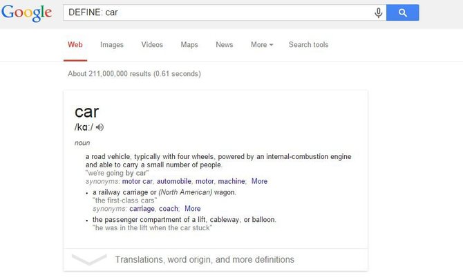 „Google“ paaiškina ir žodžių kilmę