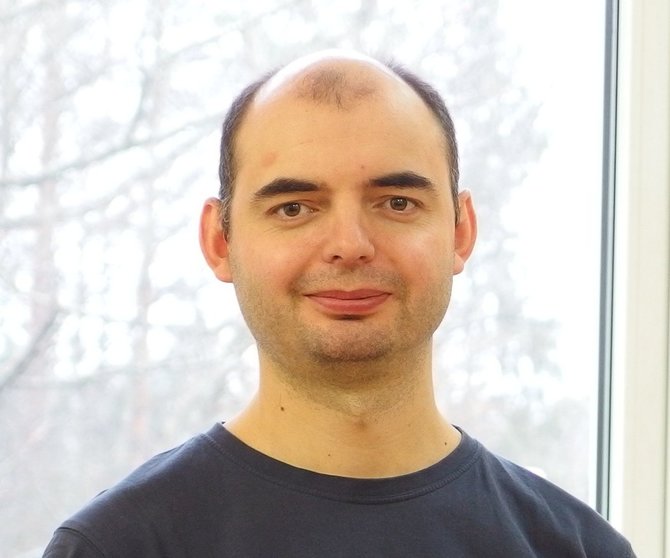 FTMC Bionanotechnologijų laboratorijos mokslininkas-stažuotojas Andrius Garbaras