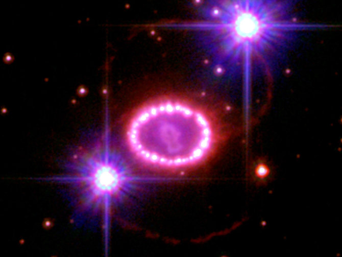 NASA/ESA nuotr./Supernova 1987A
