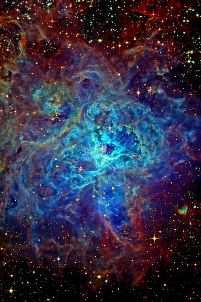 NASA/Hubble nuotr/Tarantulo ūkas
