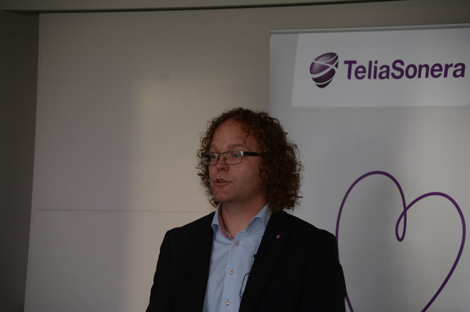 Švedijos „TeliaSonera“ sveikatos apsaugos sistemos vadovas Niklasas Sundleris