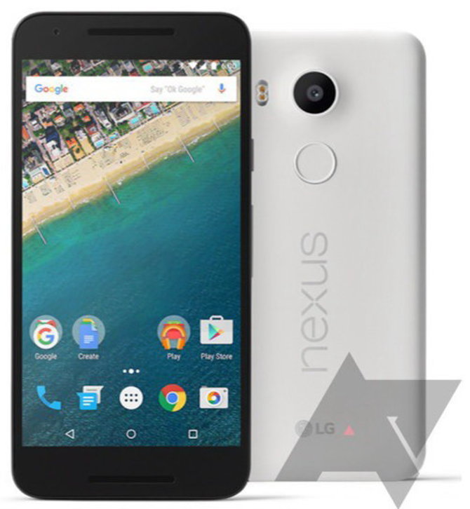 Android Police nuotr./Taip turėtų atrodyti „Nexus 5x“ telefonai