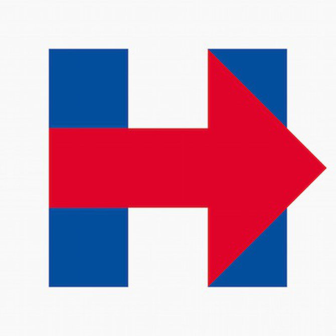 Wikipedia nuotr./Hillary Clinton rinkimų kampanijos logotipas