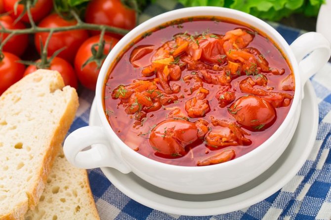 Fotolia nuotr./Pomidorų sriuba