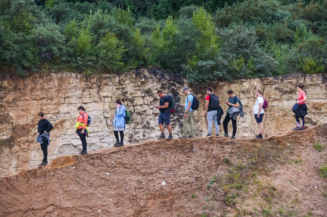 Lietus neišgąsdino – tūkstančiai žygeivių grožėjosi lietuviškuoju Marsu. Organizaotrių nuotr.