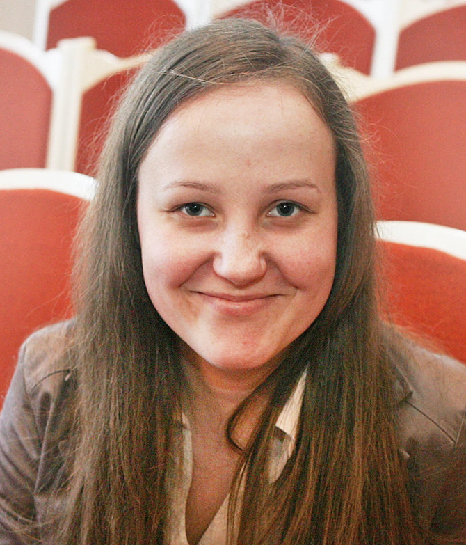 Margarita Vagdarytė - Šiaulių universiteto studentų atstovybės prezidentė. Šiaulių universiteto nuotr.