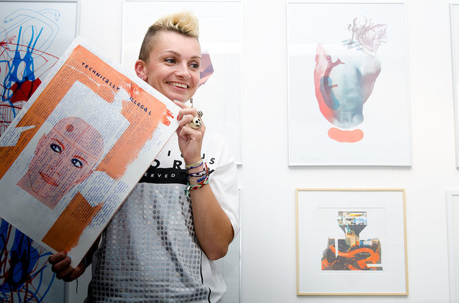 Sėkmingas jaunųjų lietuvių dizainerių ir iliustratorių debiutas Londono dizaino festivalyje. S. Vaikaso ir E. Simonavičiūtės nuotr.
