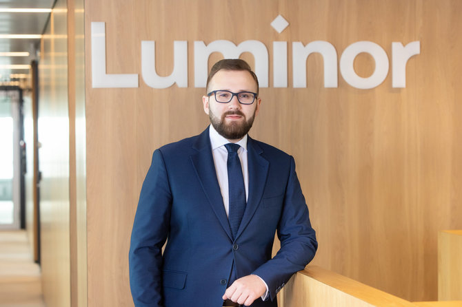 Atstovų nuotr./„Luminor“ banko Mažmeninės bankininkystės vadovas Edvinas Jurevičius