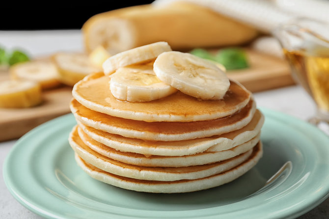 Shutterstock nuotr./Banana pancakes