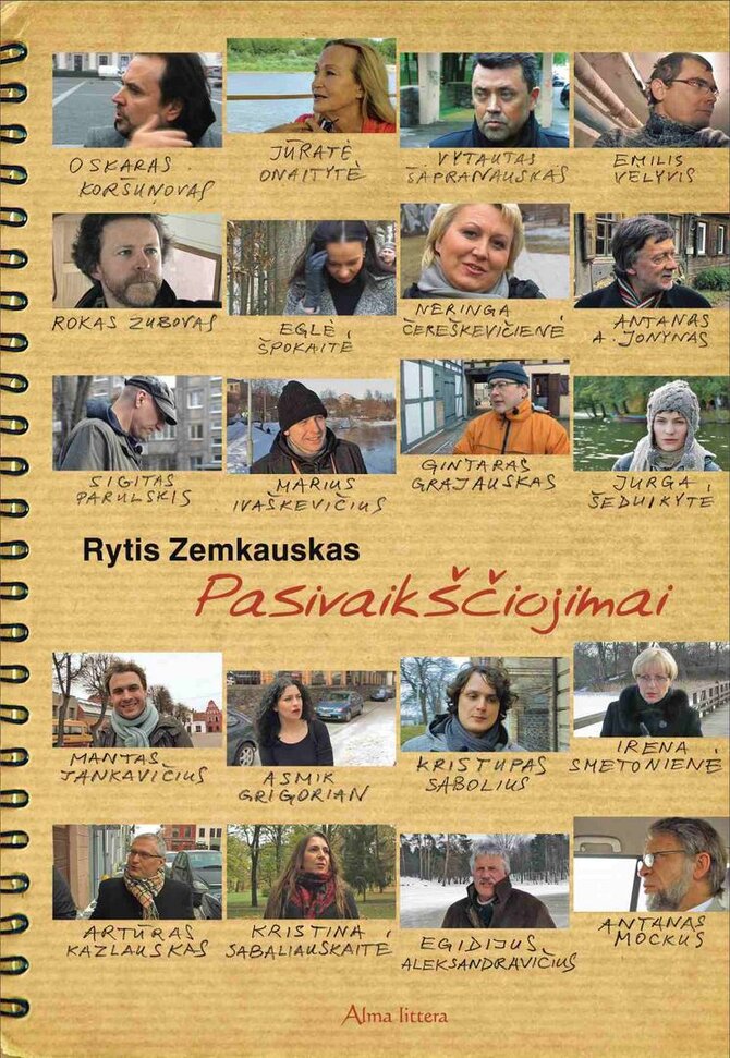 Asmeninio albumo nuotr./Ryčio Zemkausko knygos „Pasivaikščiojimai“ viršelis