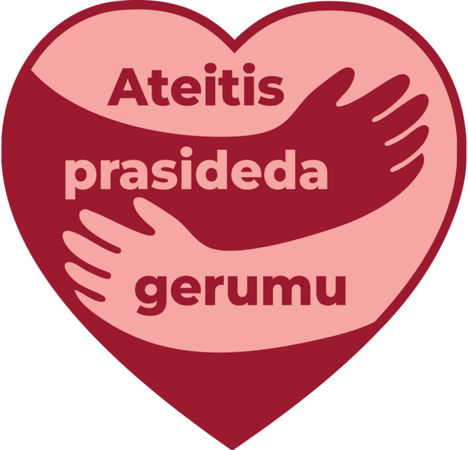 Atstovų nuotr./Socialinės akcijos ženklas