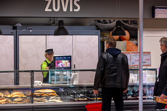 Atstovų nuotr./Plačiausią rūkytos ir šviežios žuvies, jūros gėrybių asortimentą „Norfa“ siūlo trečiadieniais–ketvirtadieniais.