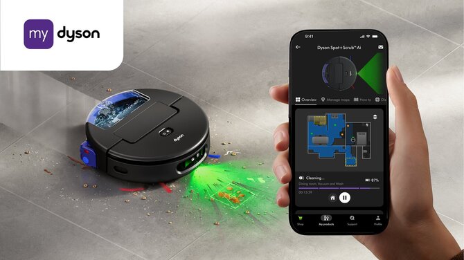 Gamintojo nuotr./„Dyson Spot+Scrub Ai“