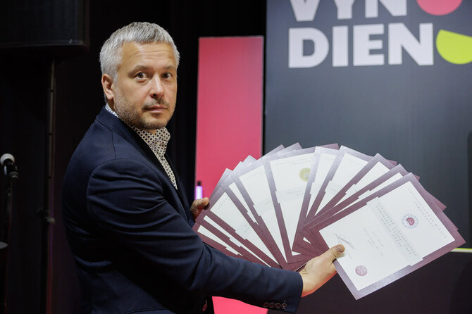 Vyginto Skaraičio nuotr./Lietuvos someljė asociacijos prezidentas Arminas Darasevičius