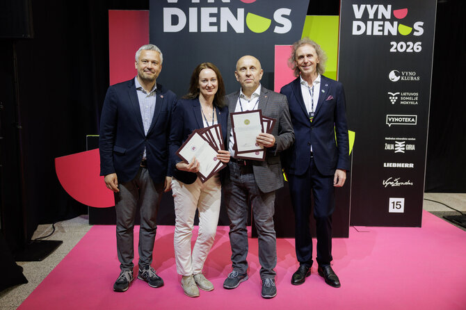 Vyginto Skaraičio nuotr./Arminas Darasevičius, Geri metai vyninės atstovai Irma ir Giedrius Kaukai, Arūnas Starkus