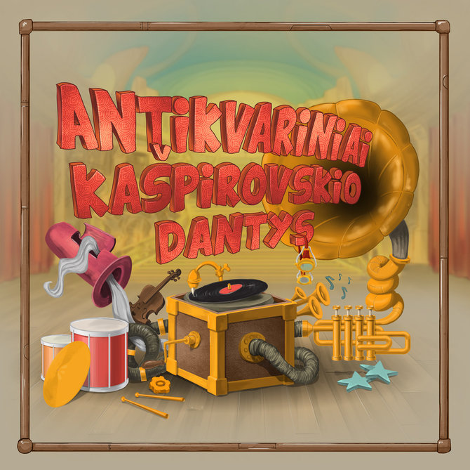 „Antikvarinių Kašpirovskio dantų“ debiutinio albumo viršelis