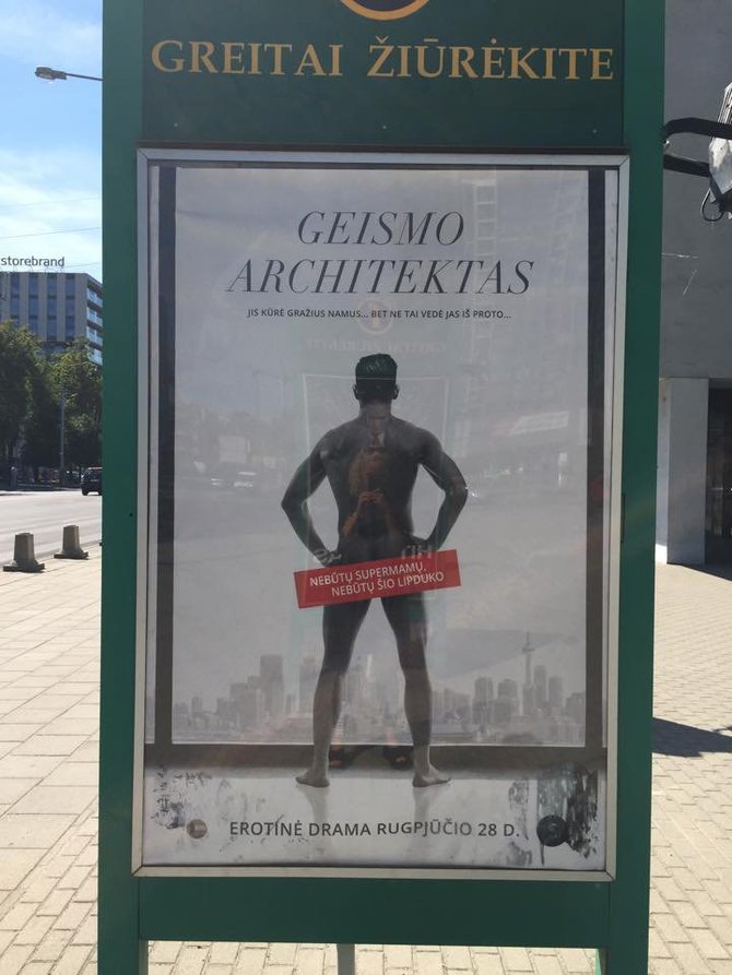 Filmo atstovų nuotr./„Geismo Architektas“ plakatas