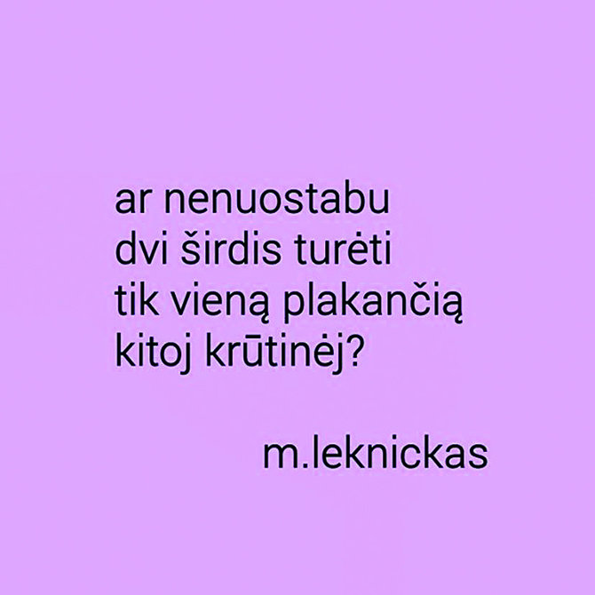 Mantvydo Leknicko eilės