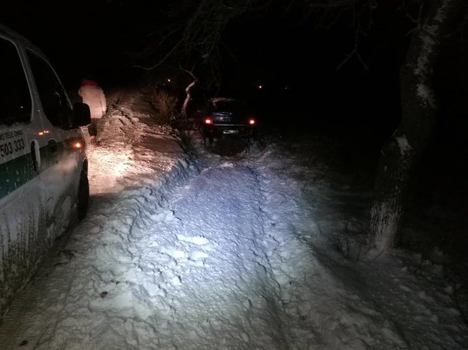 15min skaitytojo nuotr./Avarijos vietoje