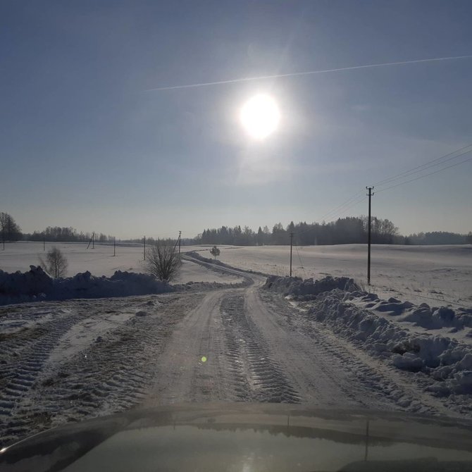 Giedriaus Notkaus nuotr./„Winter Rally“ greičio ruožai