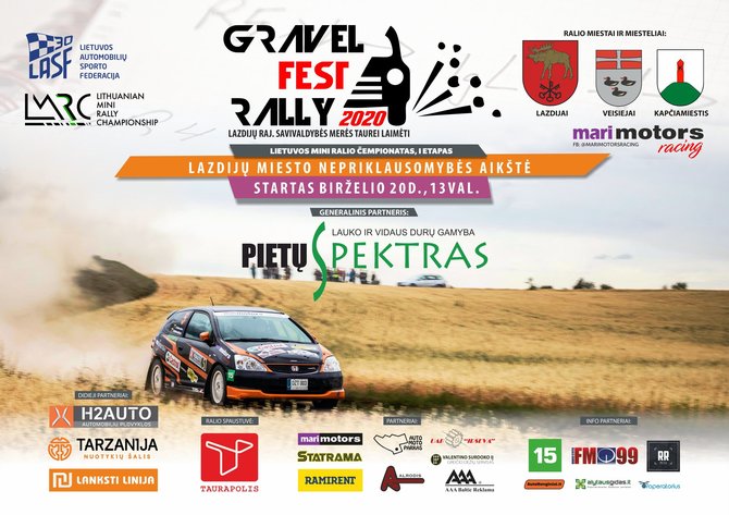 Organizatorių nuotr./„Gravel Fest Rally“ 2020