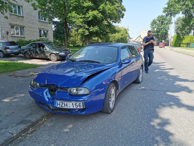 Tomo Markelevičiaus / 15min nuotr./Avarijos vietoje